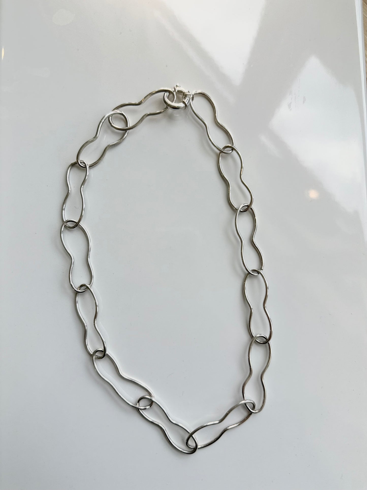 Sterling Silver Big Crush Chain Necklace