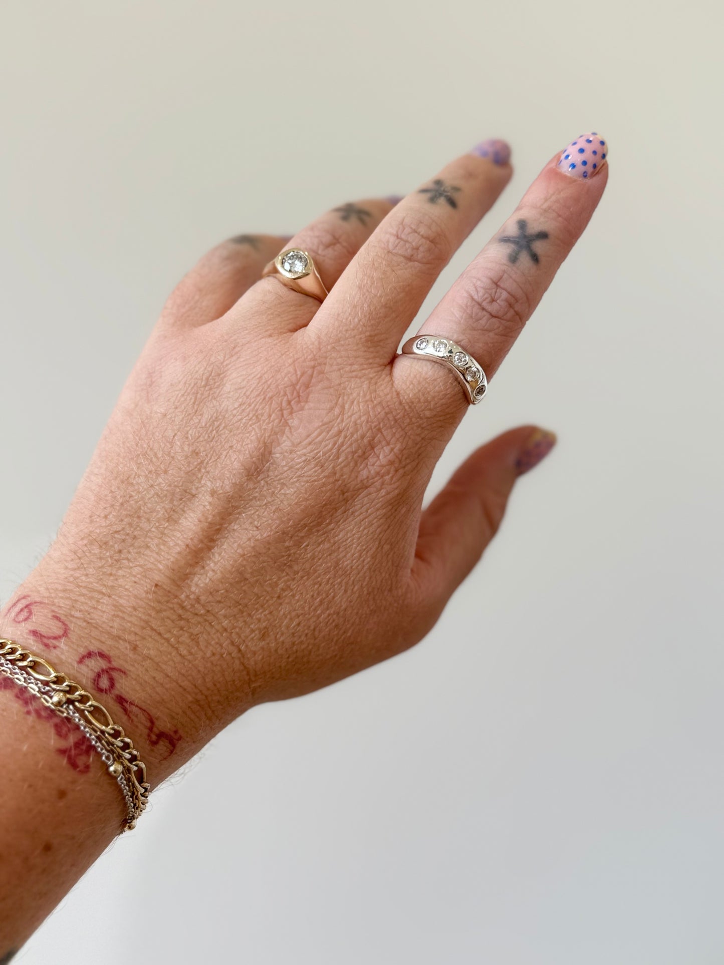 Moissonite Sprinkle Ring