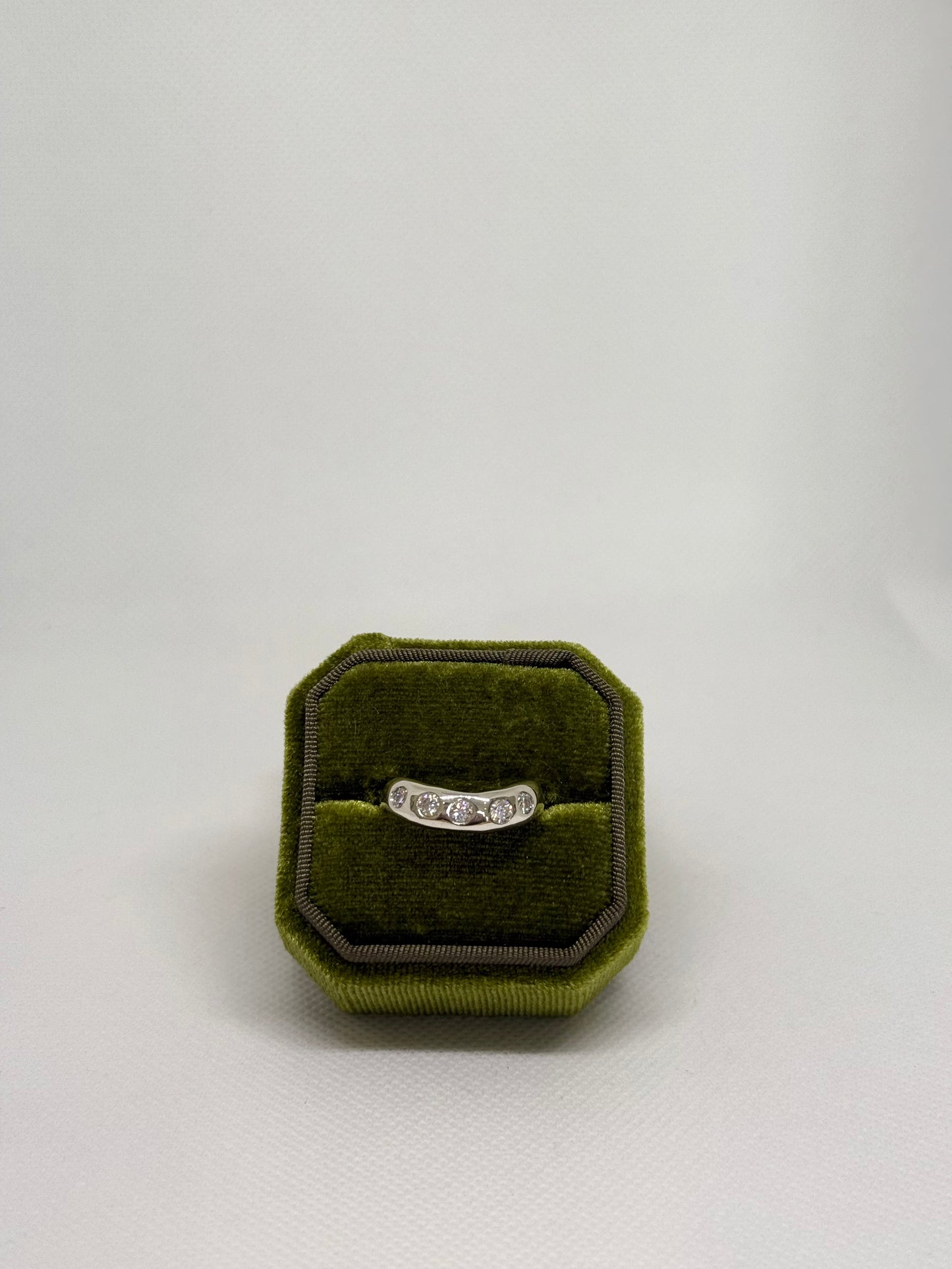 Moissonite Sprinkle Ring