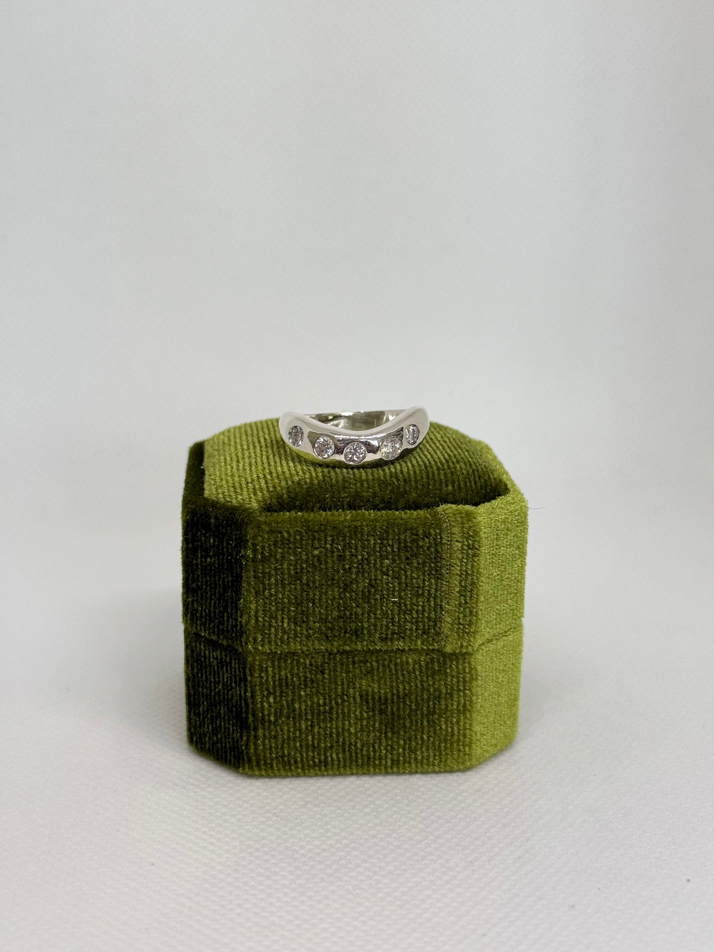 Moissonite Sprinkle Ring