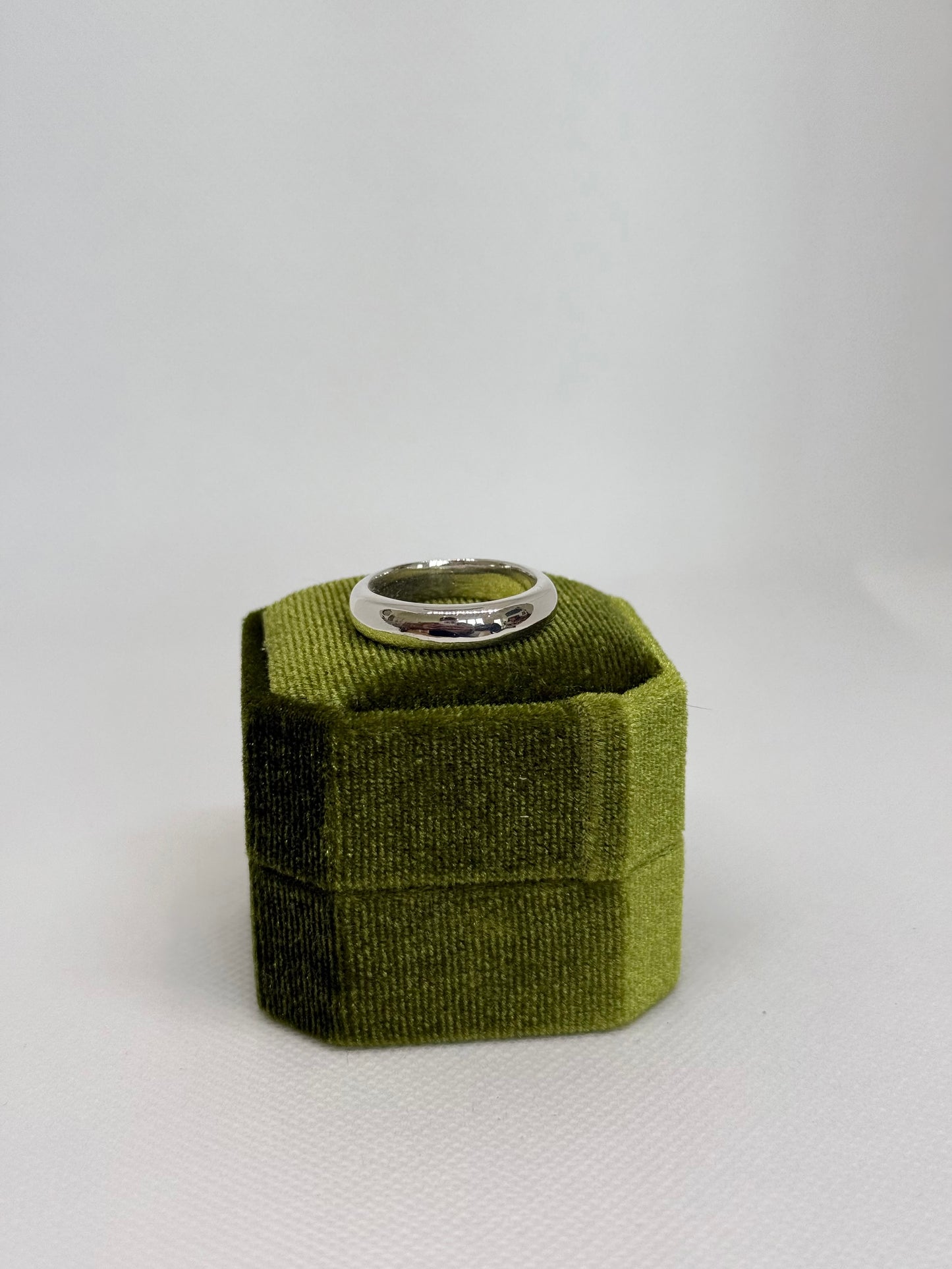 Chunky Silver Stacking Band