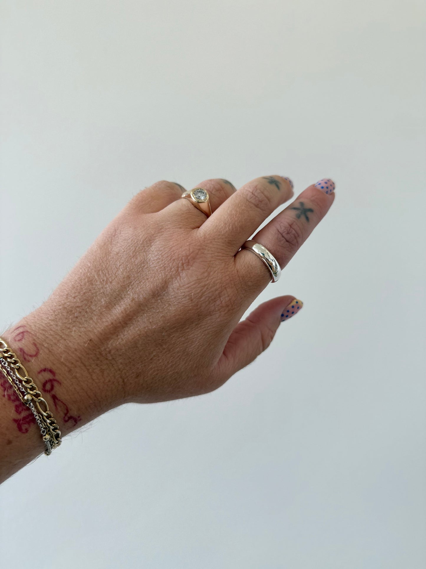 Chunky Silver Stacking Band