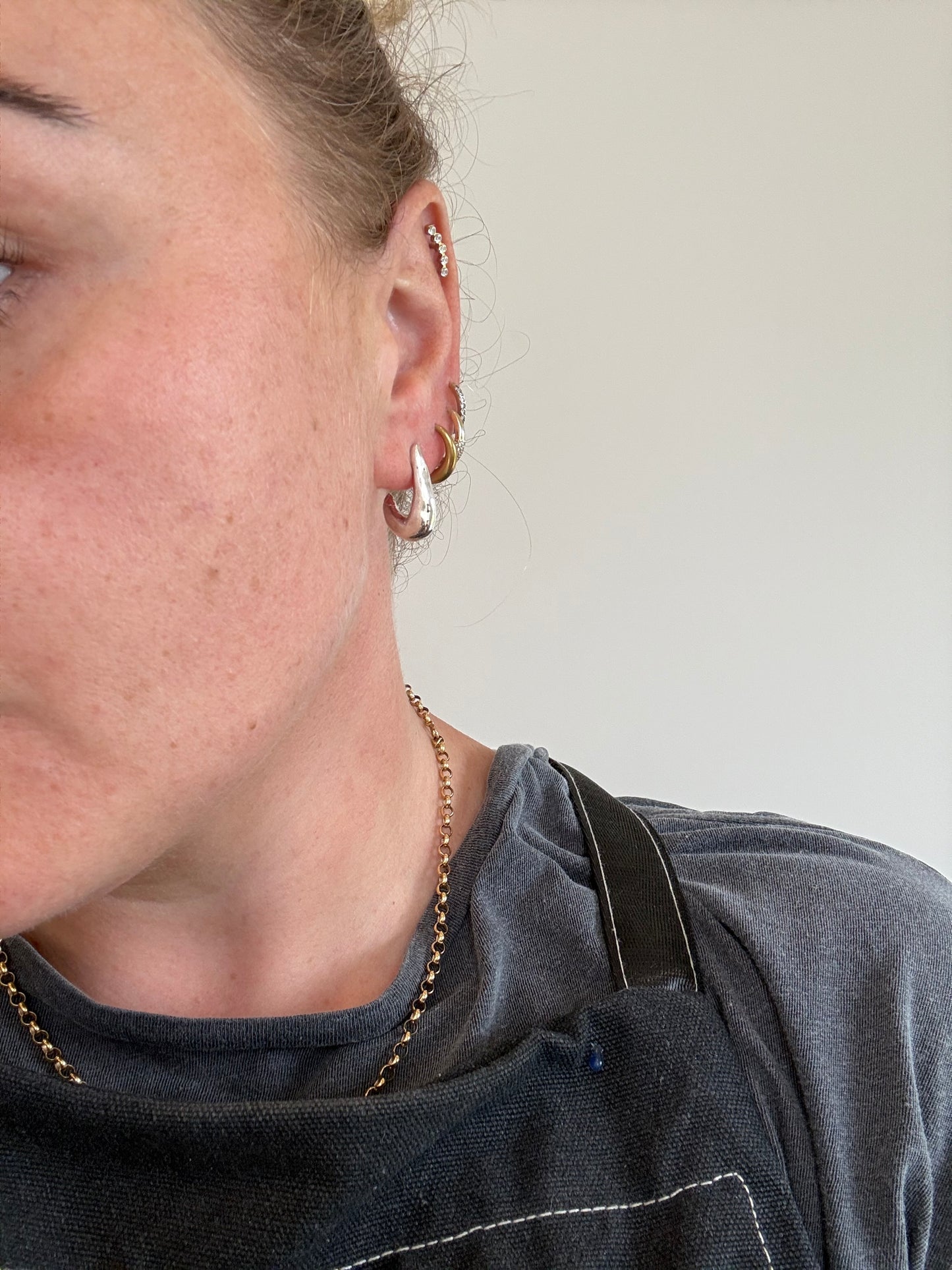 Chunky Huggie Earring