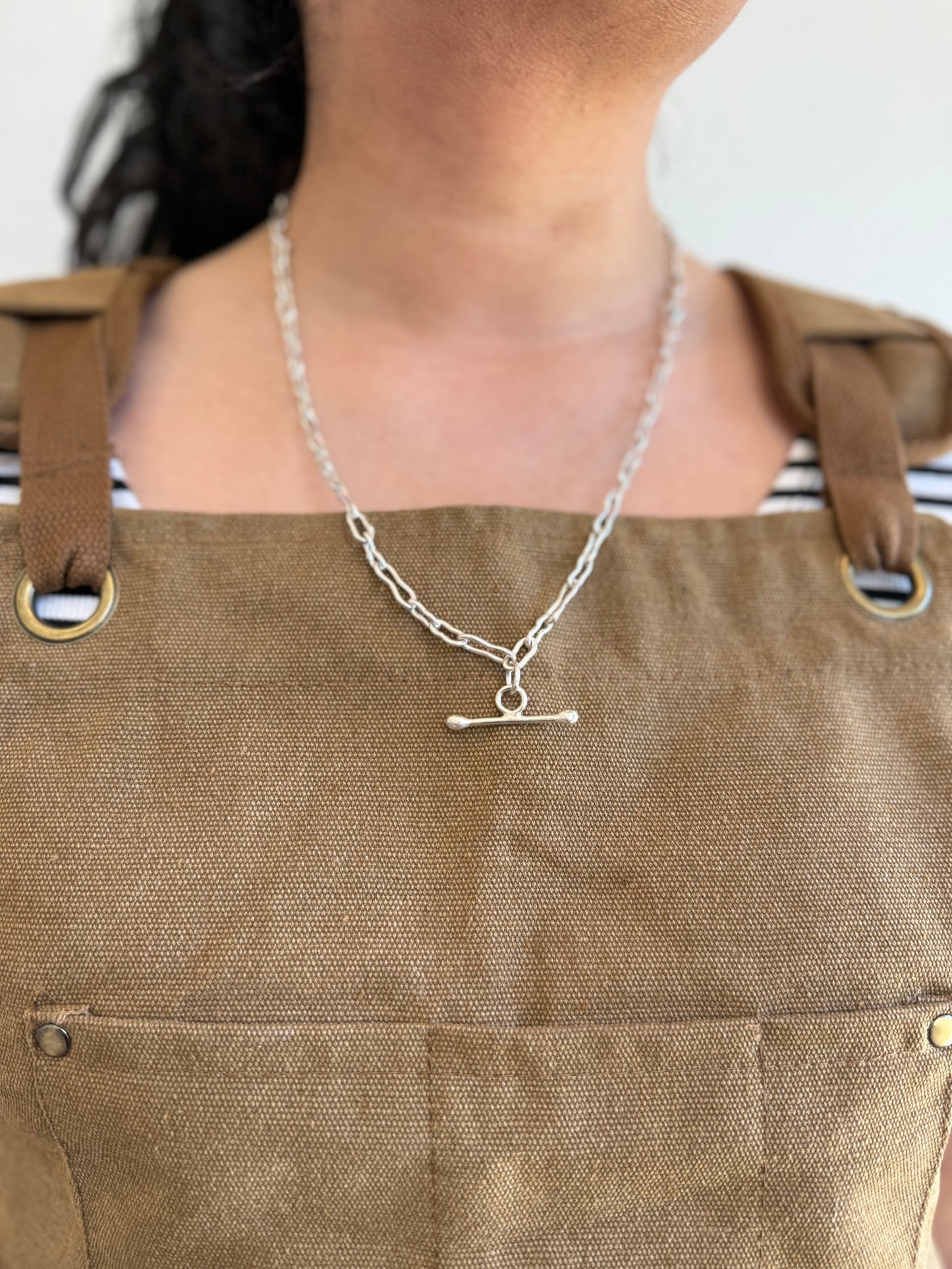 Sterling Silver Crush Link Chain