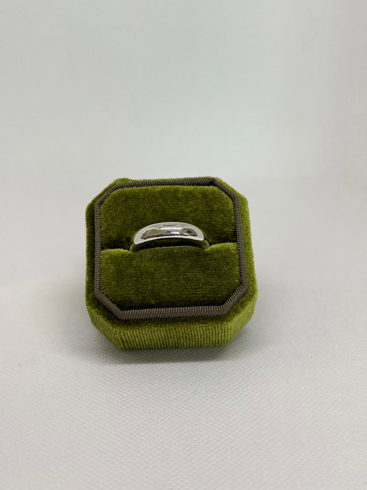 Chunky Silver Stacking Band