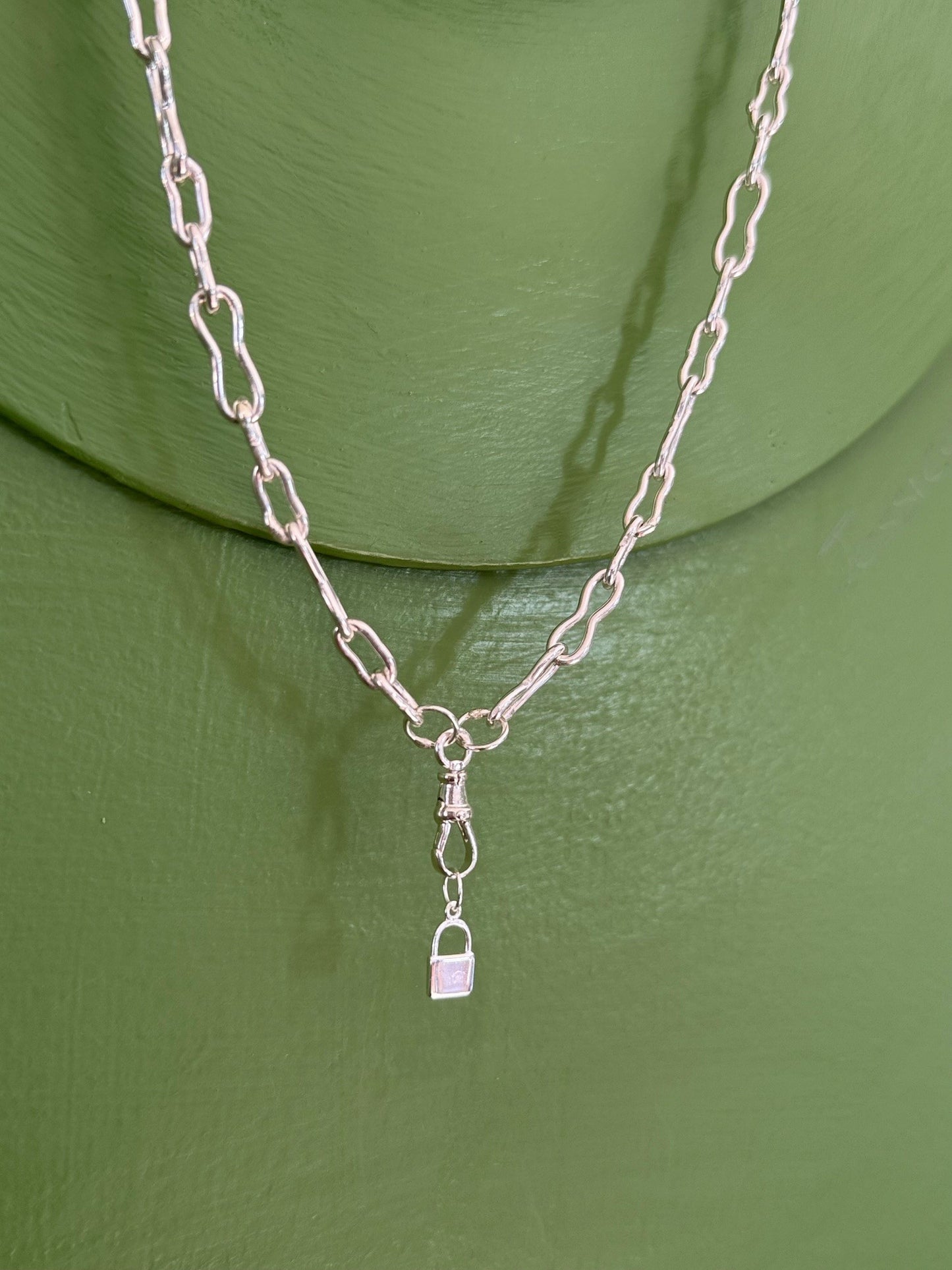 Sterling Silver Crush Link Chain